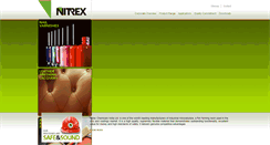 Desktop Screenshot of nitrex.in